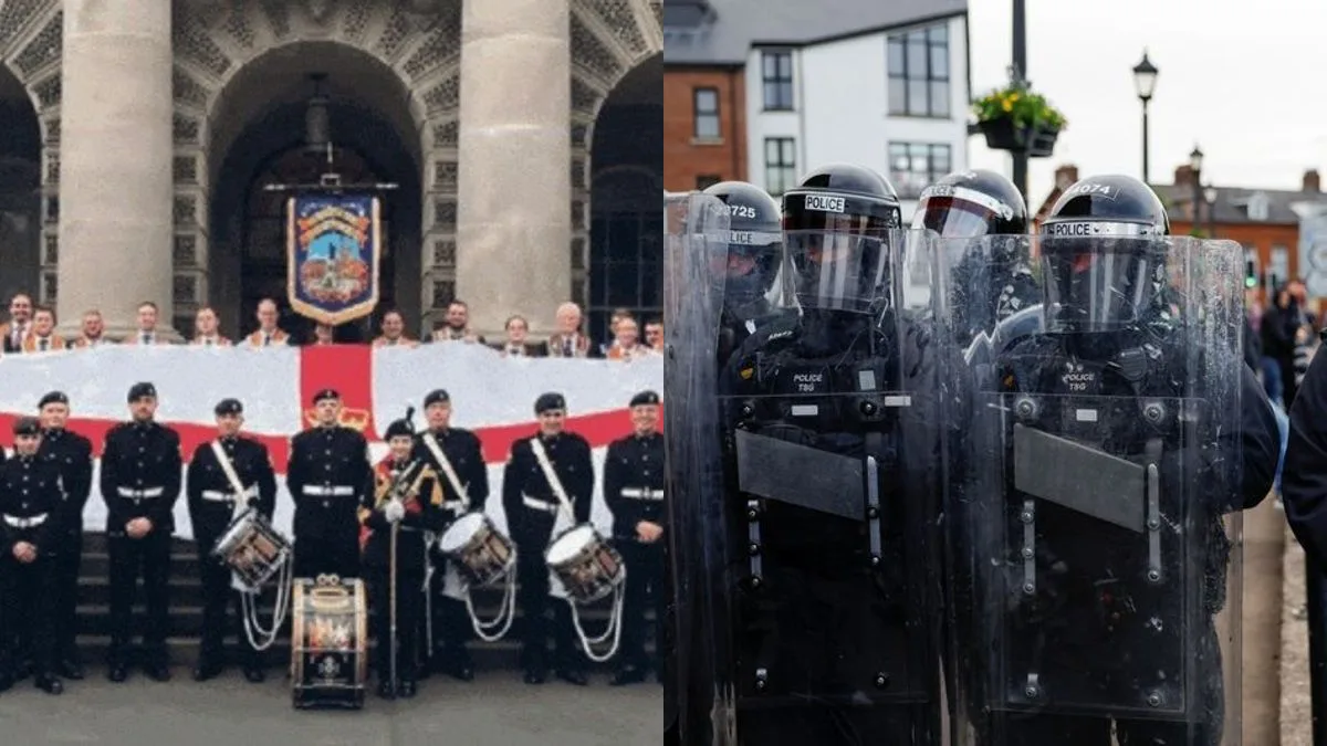 Conflito em desfile protestante na Irlanda do Norte