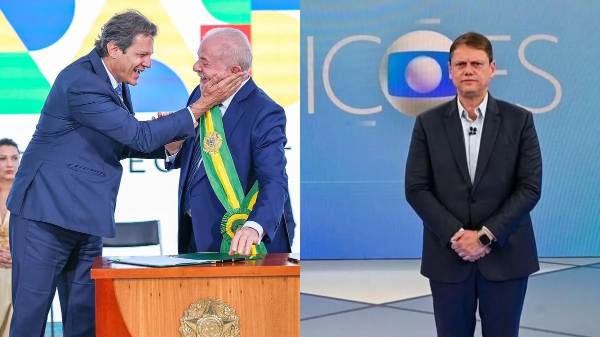 Tarcísio e Haddad batem boca sobre economia no debate