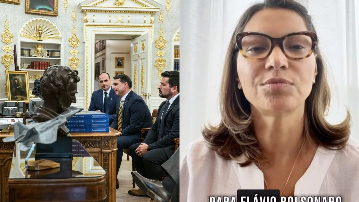 Janja rebate Flávio e acusa clã Bolsonaro