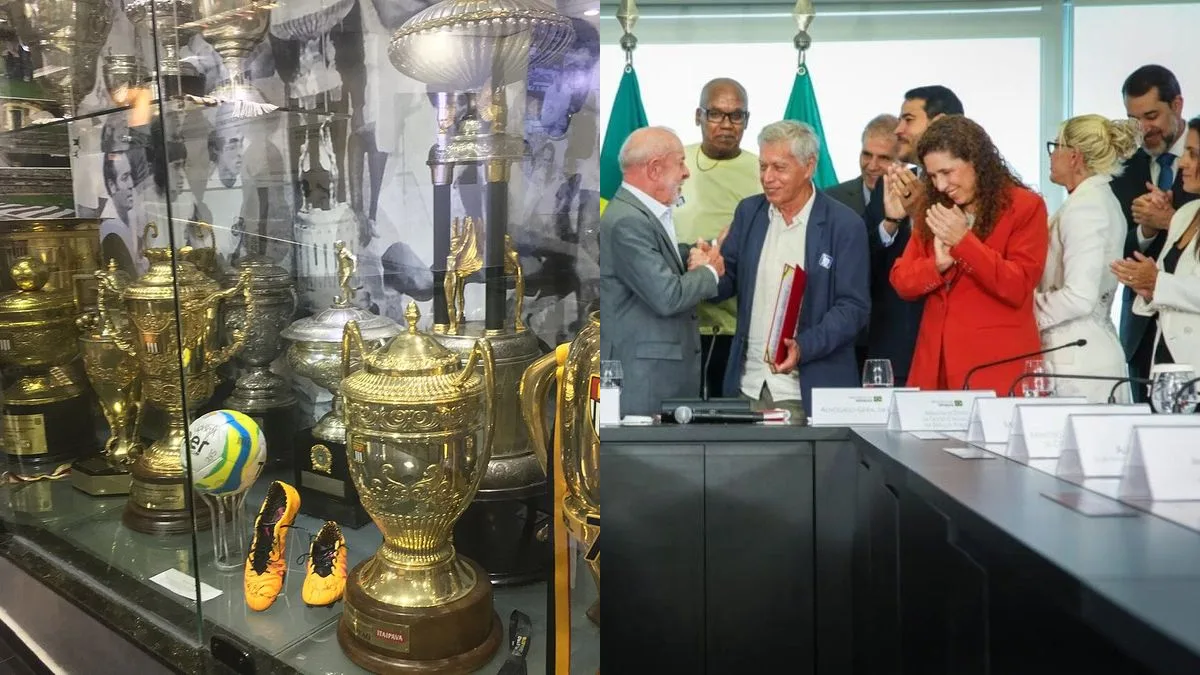 Lula assina cessão do CT do Santos no Planalto