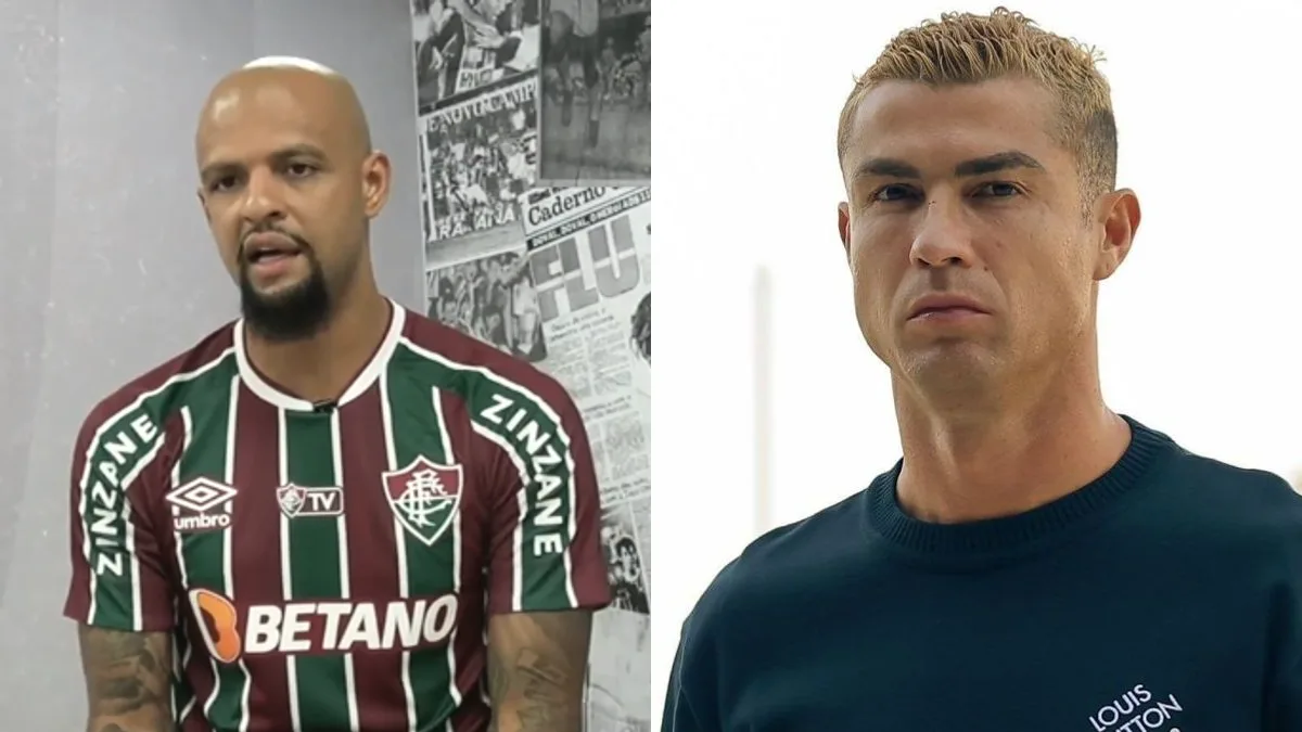 Felipe Melo defende Cristiano Ronaldo e craque reage