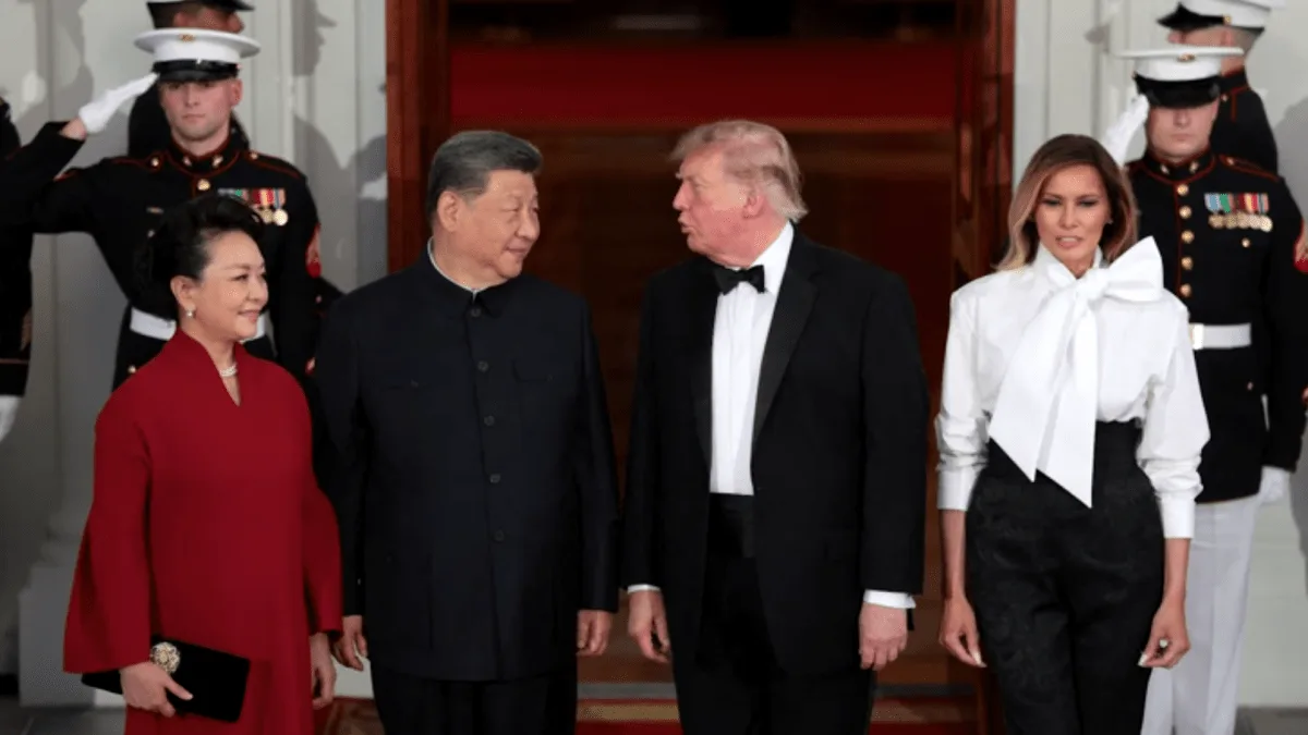 Xi e Trump discutem IA e comércio na Casa Branca
