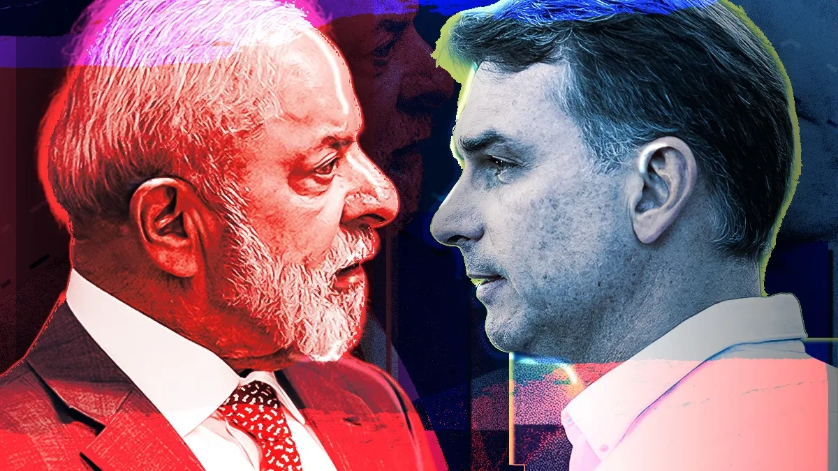 Lula e Flávio Bolsonaro empatam em pesquisas de 1º turno