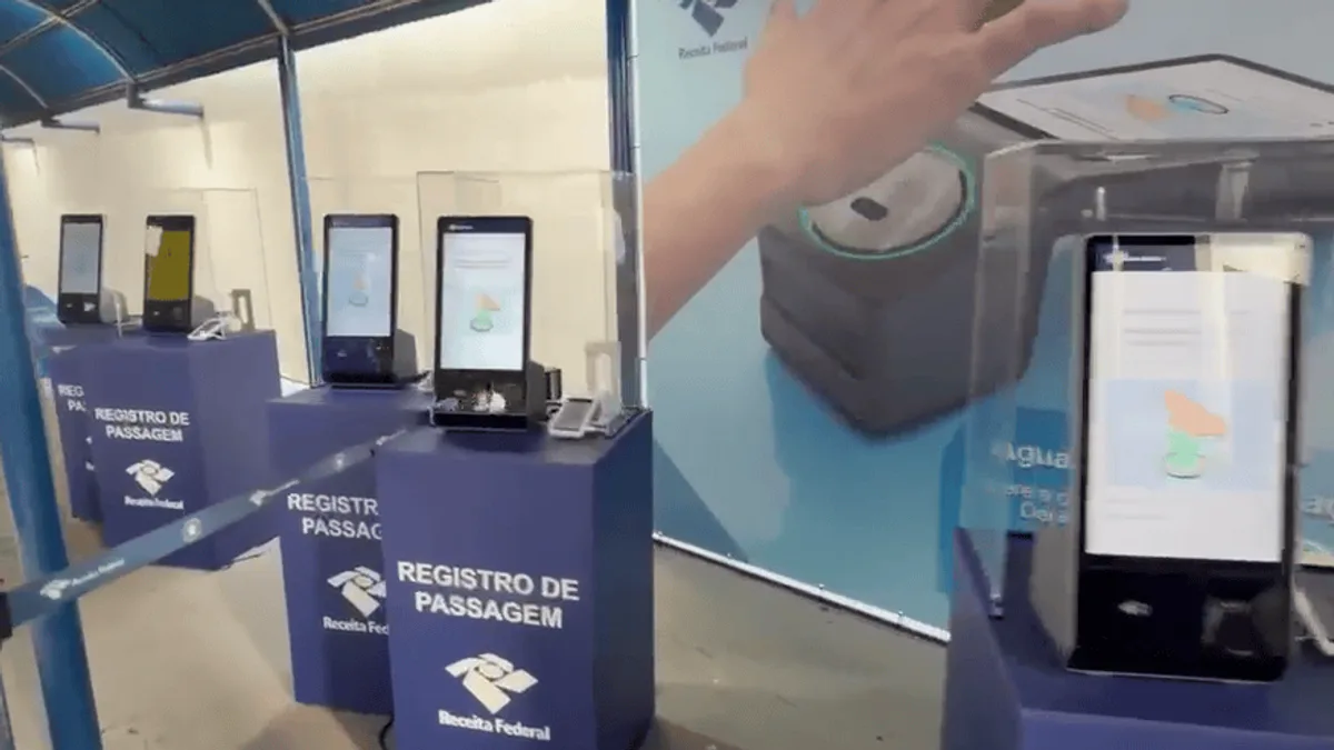 Receita Federal testa biometria na Ponte da Amizade