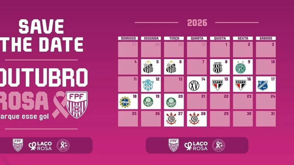 Outubro Rosa: FPF oferece mamografias em estádios