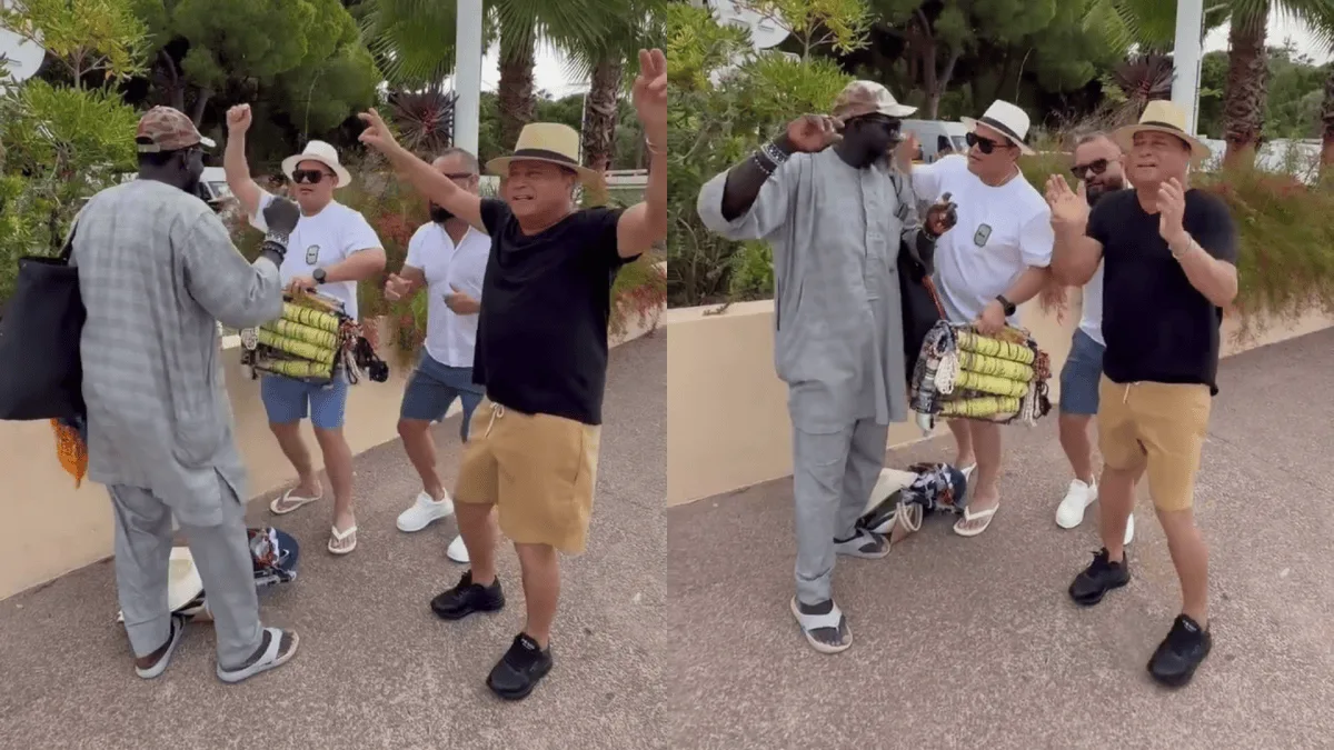 Leonardo dança com ambulantes em Paris