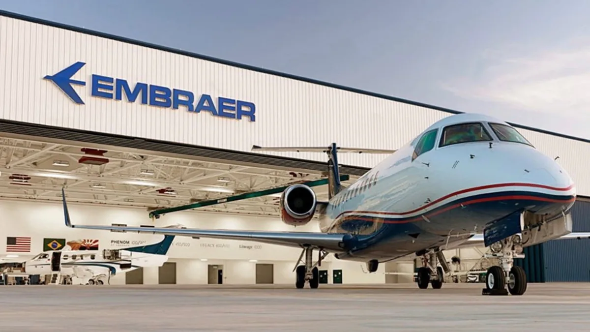 Embraer entrega 66 aviões e bate recorde no 3º tri