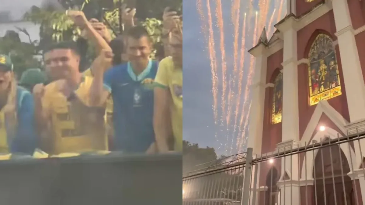 Comício de Flávio Bolsonaro fecha igreja em Bangu